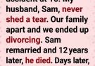 Sometimes grief doesn’t look the way we expect.