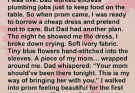 My Father Sewed Me a Dress from My Late Mother’s Wedding Gown for Prom – My Teacher Laughed Until an Officer Walked In