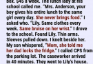 A 7-year-old boy quietly gave away his lunch every day for 5 months. What happened next exposed a heartbreaking secret—and proved that kindness can save a life. 